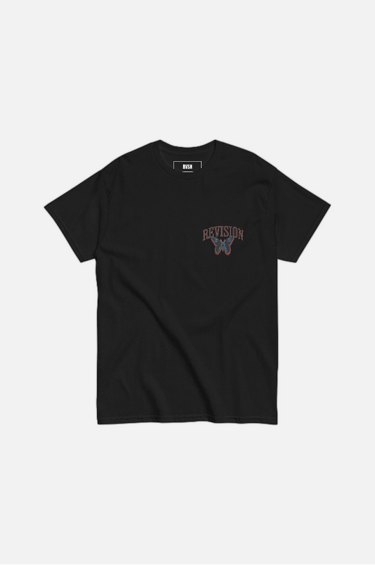 BUTTERFLY EFFECT BLACK T-SHIRT
