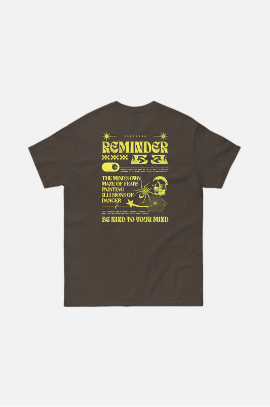 REMINDER BROWN T-SHIRT