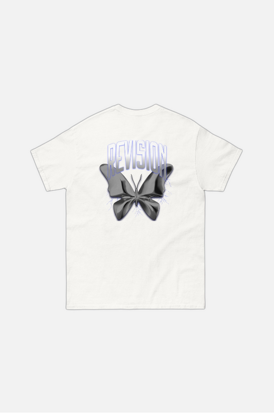 LIGHTNING BUTTERFLY WHITE T-SHIRT