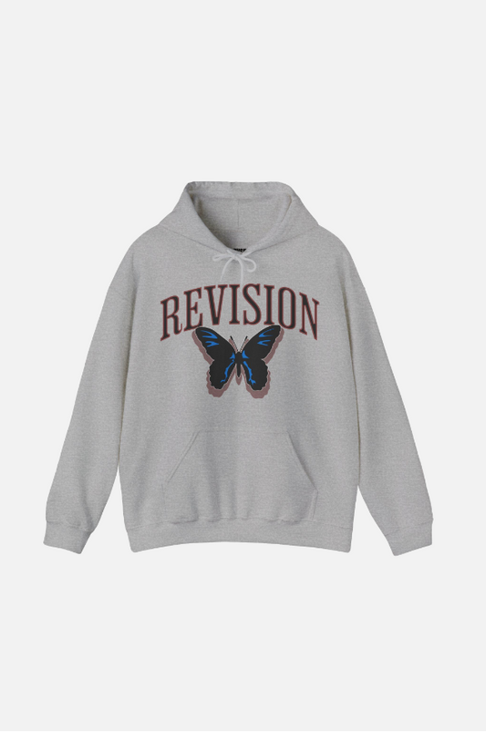BUTTERFLY EFFECT GREY HOODIE