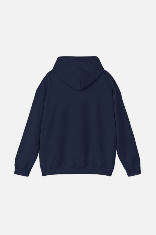 CHAINED SKULL NAVY HOODIE