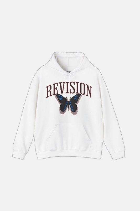 BUTTERFLY EFFECT WHITE HOODIE