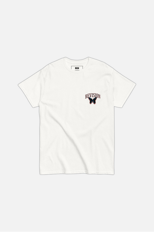 BUTTERFLY EFFECT WHITE T-SHIRT1