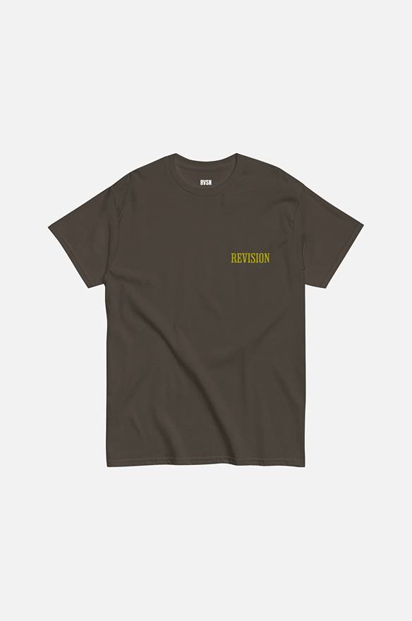 BEAUTY OF LIFE BROWN T-SHIRT