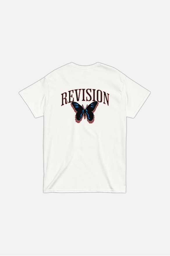 BUTTERFLY EFFECT WHITE T-SHIRT1